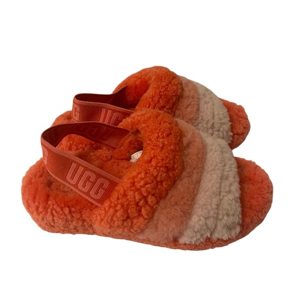 UGG FLUFF YEAH SLIDE
RAINBOW WOMEN SANDAL LAVA
FLOW MULTI-COLORS SIZE 5 - Picture 1 of 14